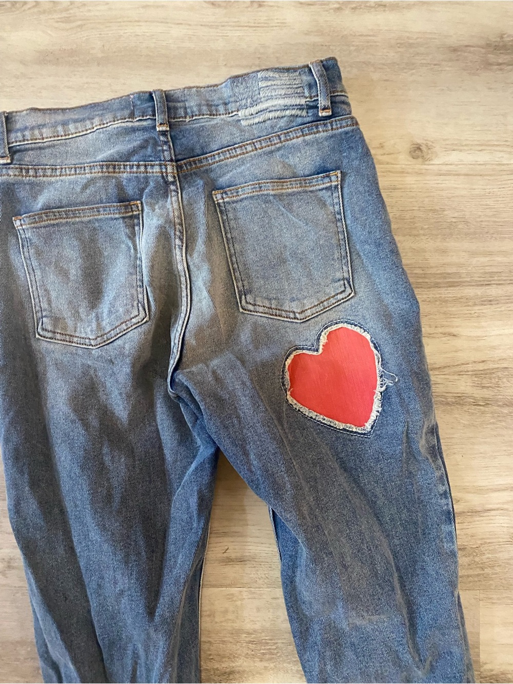 REVICE Denim Heart patch jeans- NWOT ❤️ - Picture 13 of 15
